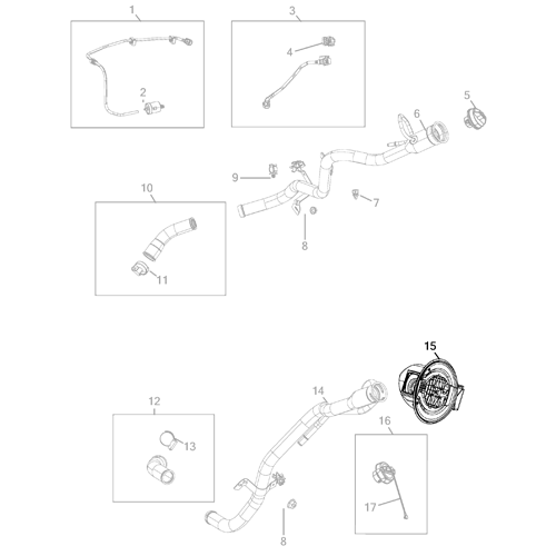 Genuine Fuel Filter End Plate - Jeep Cherokee 2016-2018 | K68102575AE