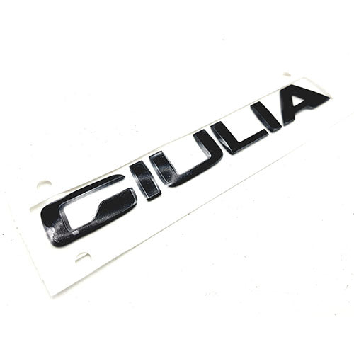 Badge, 'Giulia' - Gloss Black - Alfa Romeo | 50556906