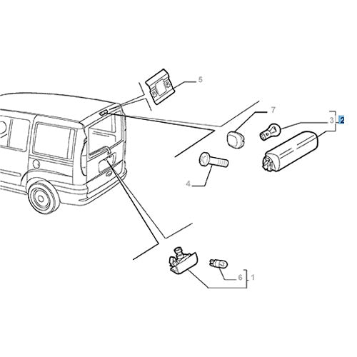 Tail Lamp - Fiat Doblo | 46808225