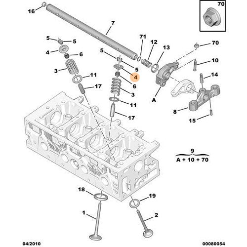 Valve Spring Well - Citroen Nemo 2008-2015 Petrol | 095141