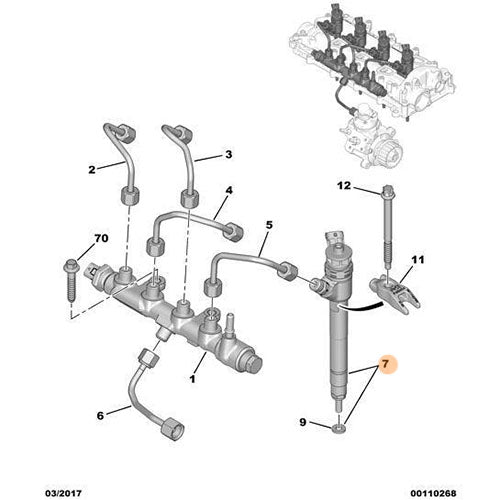 Es Hdi Complete Inject Holder - Citroen Berlingo 2018-2021 Diesel | 1637131380