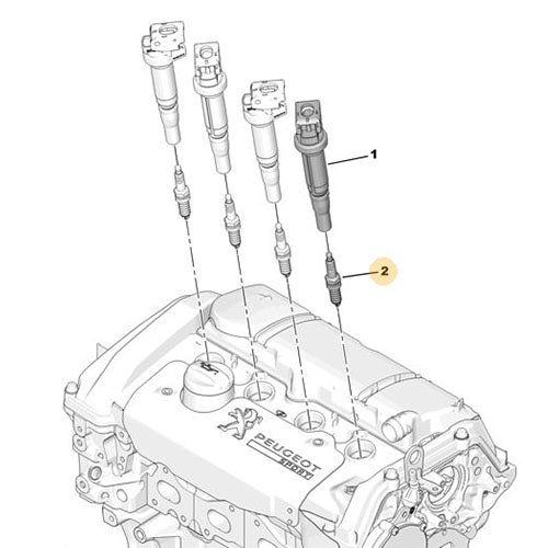 Spark Plug - Peugeot 207 1.6 Vti 2006-2014 | 9802840180