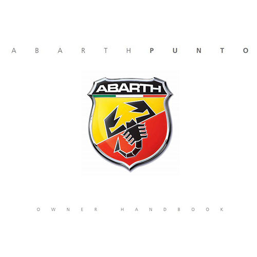 Owners Handbook - French - Punto Evo Abarth | 60381790