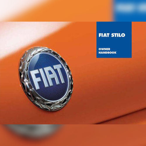 Owners Handbook - English - Fiat Stilo | 60381012