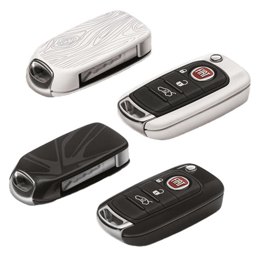 2x Key Covers - White and Black - Fiat / Fiat Professional | 50927850