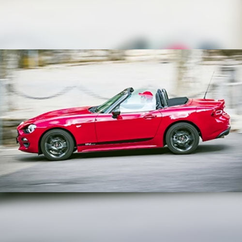 Genuine 124 Spider Sticker - Black - Fiat 124 Spider | 71808584