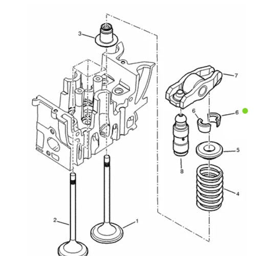 Genuine Peugeot Valve Collet - Citroen Dispatch | 095022