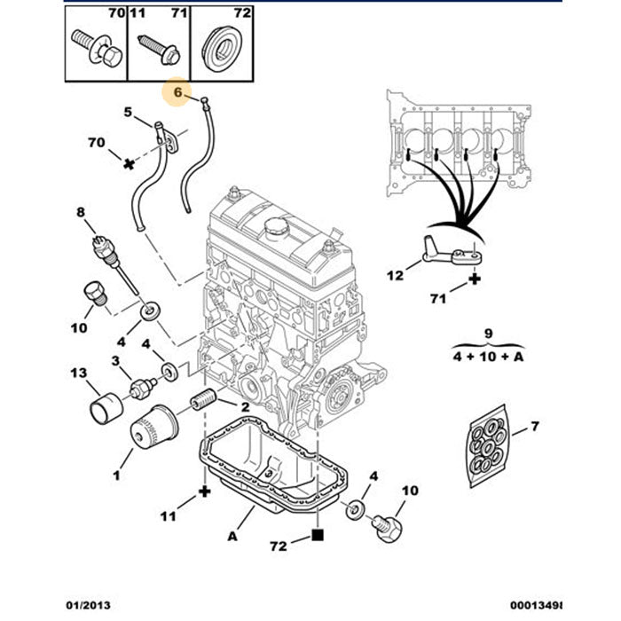 Genuine Engine Oil Dipstick - Peugeot 306 1993-2002 | 117449