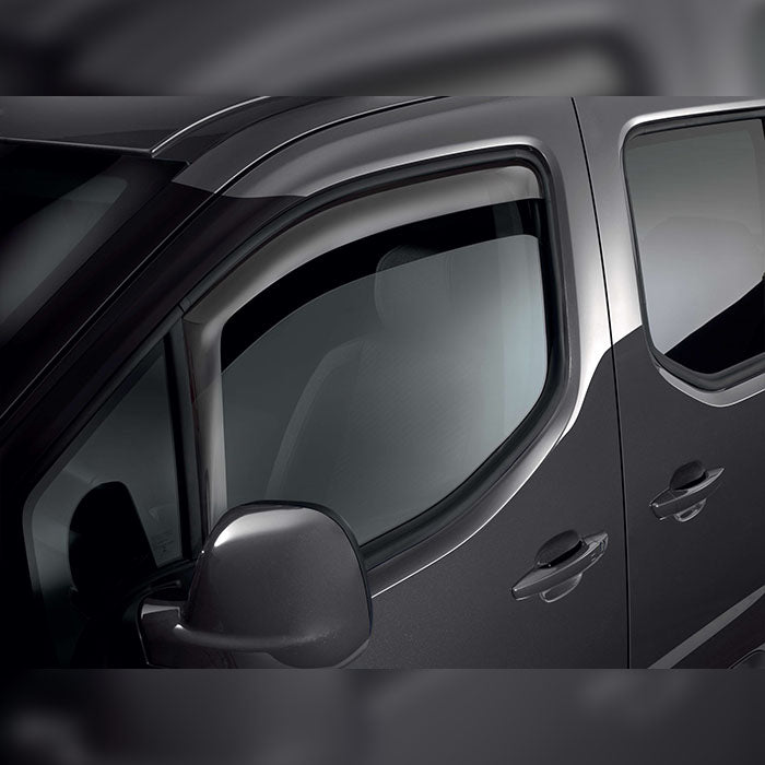 Genuine Air Deflectors Front Doors - Peugeot Rifter 2018-2020 | 1631629080