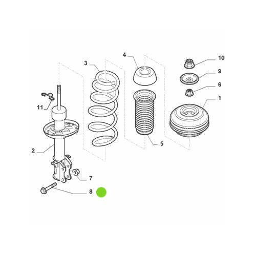 Genuine Suspension Bolt - Fiat | 51736811