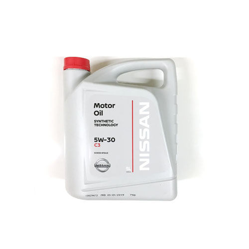Genuine Nissan Motor Oil 5W30 C3 - 5L | KE90091043