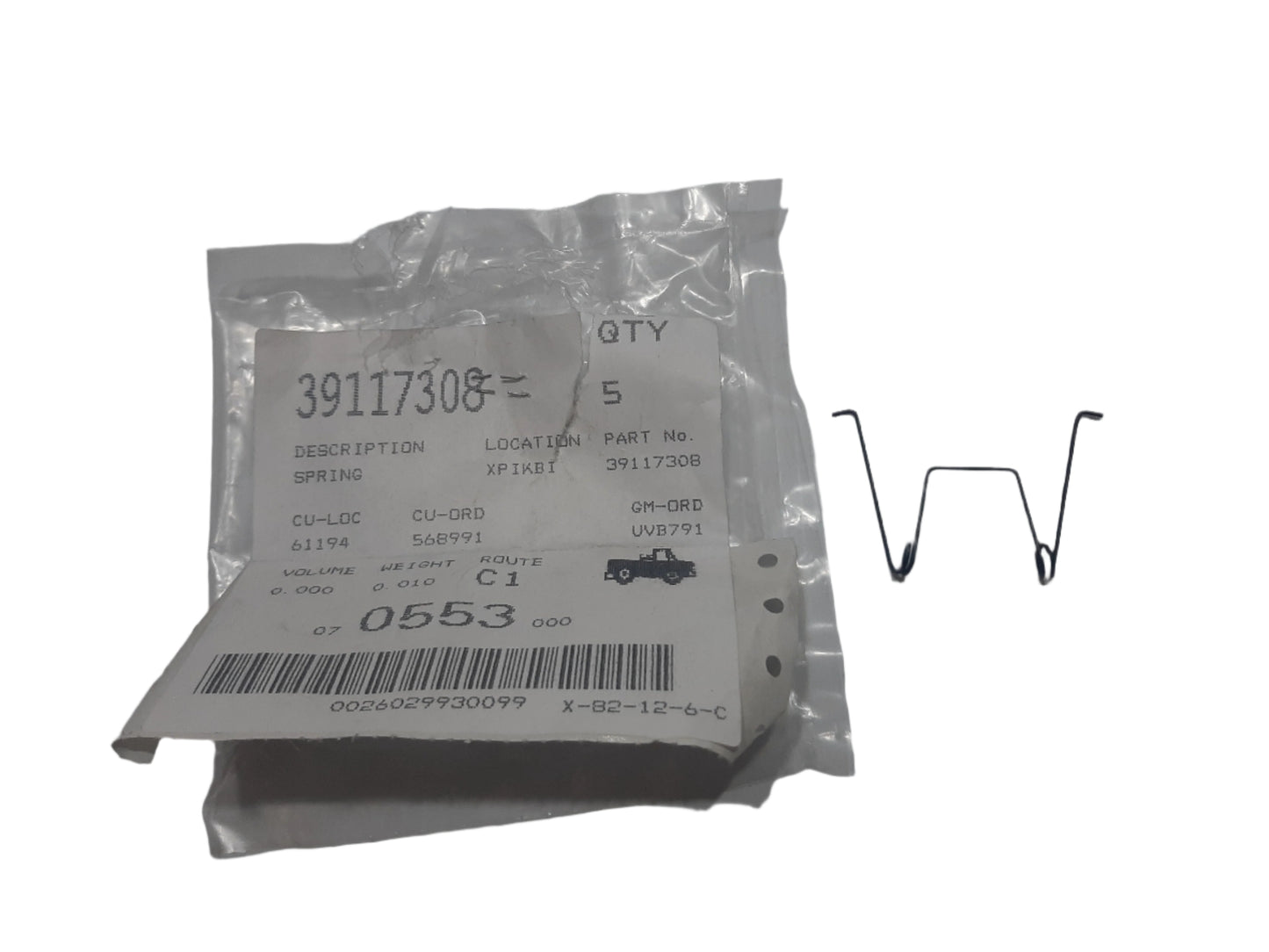Genuine Vauxhall Spring | 39117308