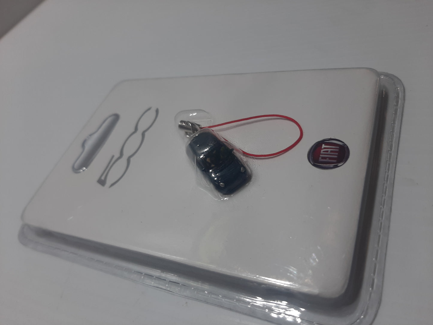 Genuine Key Ring / Phone Charm - Fiat 500 | 50906850