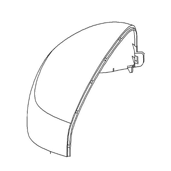 Genuine Vauxhall Left Hand Door Mirror Cover - Vauxhall Grandland X | 95525500 | 95525500