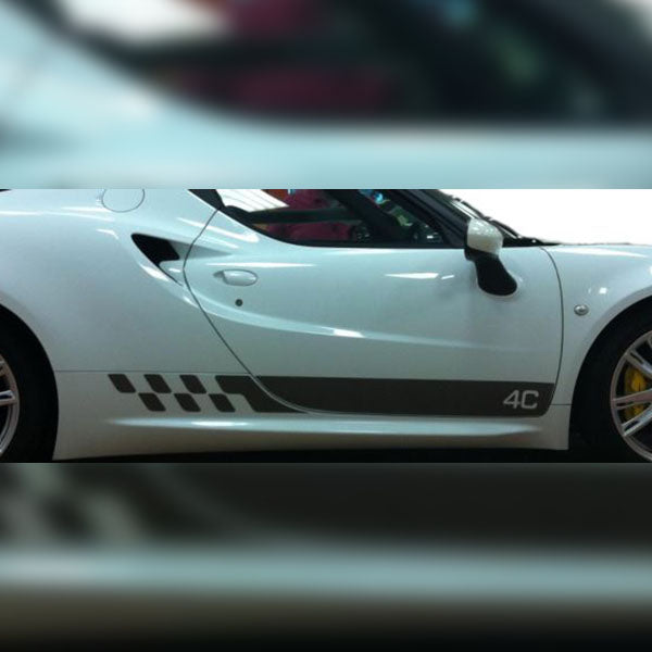 Genuine Alfa Romeo 4C Sticker Set (Lower Side) | 50530645