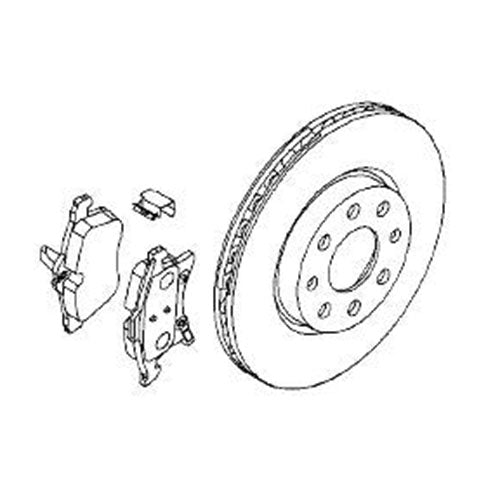 Front Brake Pad & Disk Kit - Corsa D 2006-2014 | 93169288