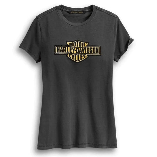 Harley Davidson - Women's Flocked Logo Tee | 99047-20VW/000M