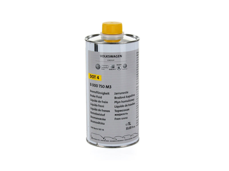 Genuine Volkswagen / SEAT / Audi / Skoda DOT 4 Brake Fluid - 1 Litre | B000750M3