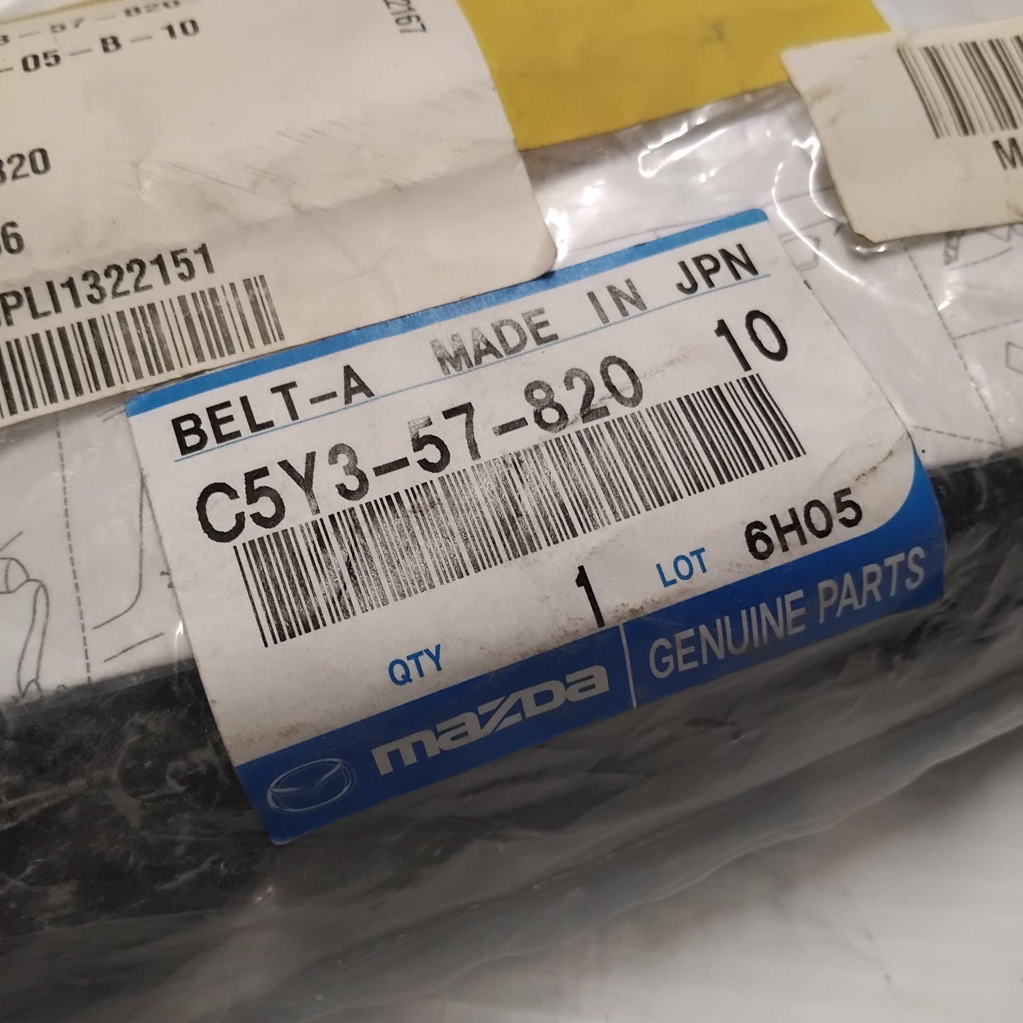 Genuine Rear Left Seat Belt Buckle - Mazda 5 2013 | C5Y35782010