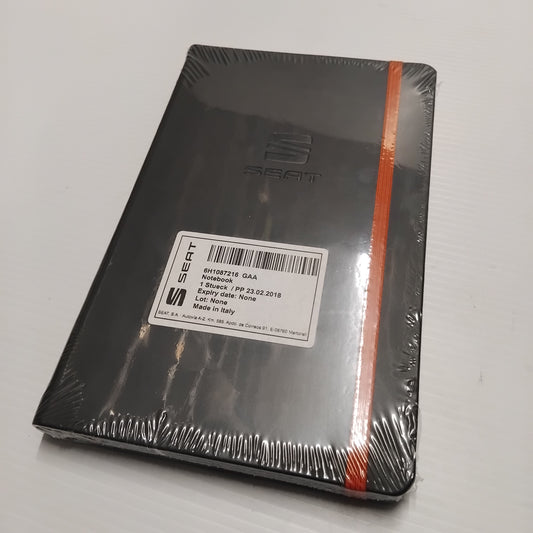 Genuine SEAT Note Book - Black | 6H1087216GAA
