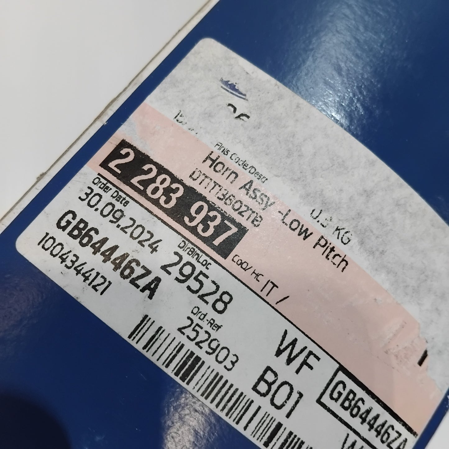 Genuine Ford Horn Assy - Low Pitch | 2283937