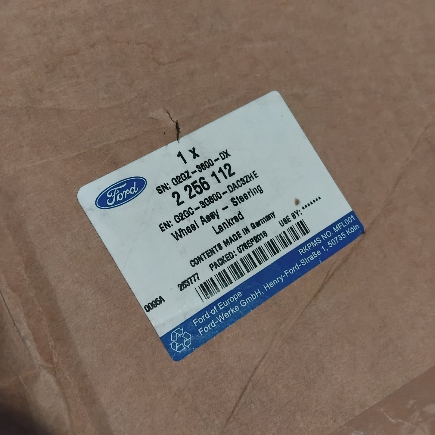 Genuine Steering Wheel Assembly - Ford Mondeo Mk5 | 2256112