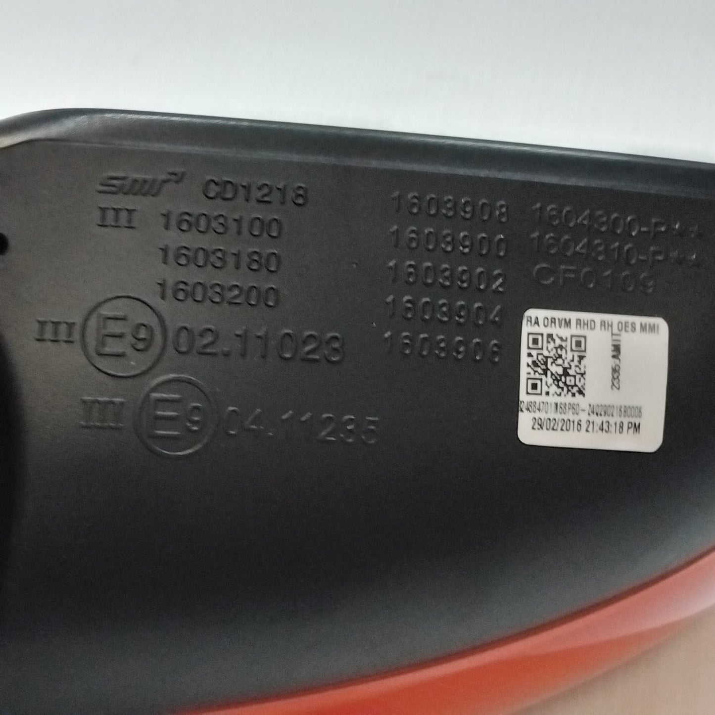 Genuine Suzuki Mirror Assy Out Rear | 84701M68P60-Z4Q