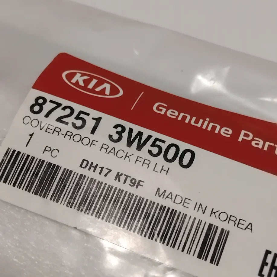Genuine Kia Cover-Roof Rack Fr L | 872513W500
