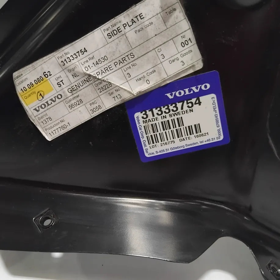 Genuine Volvo Side Plate | 31333754