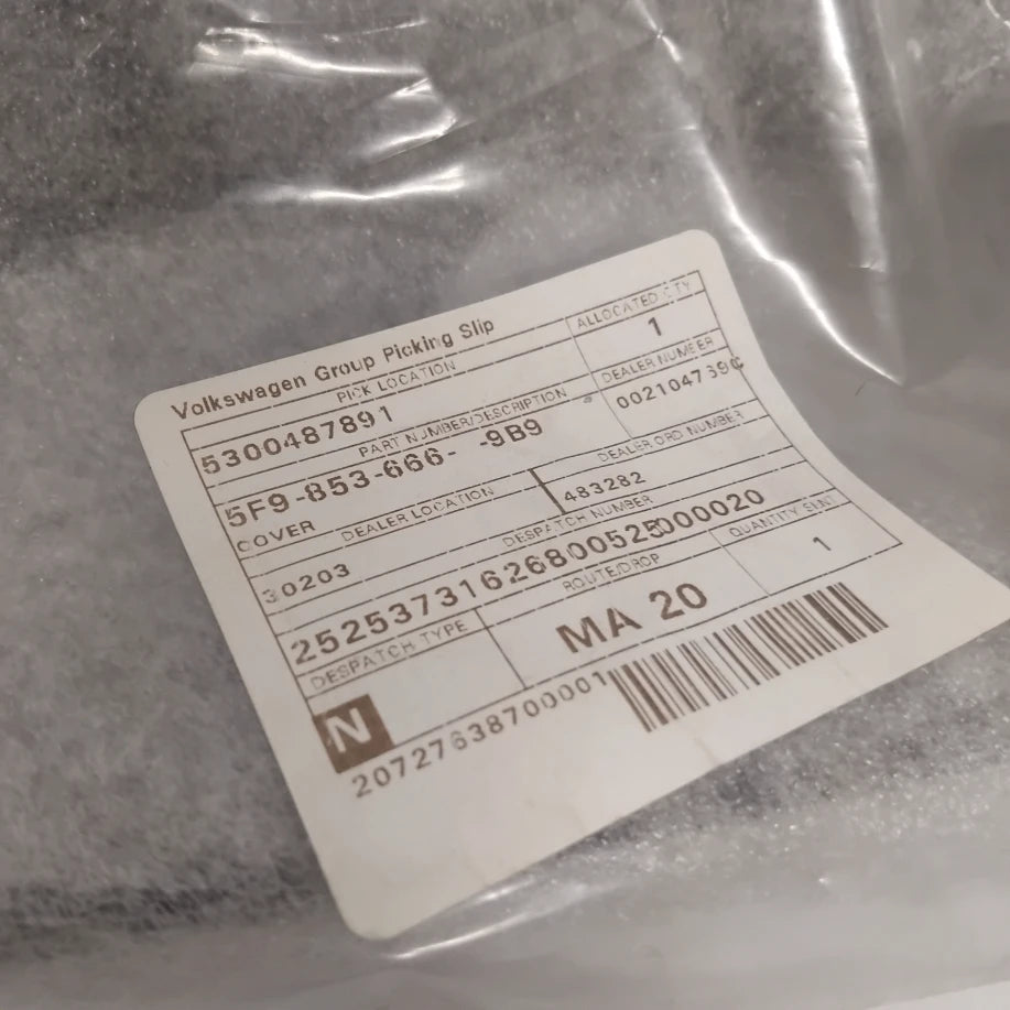 Genuine Right Front Bumper Cover - SEAT Leon | 5F98536669B9