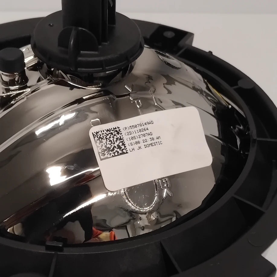 Genuine Left Halogen Headlamp - Jeep Wrangler 2007-2018 | K55078149AD