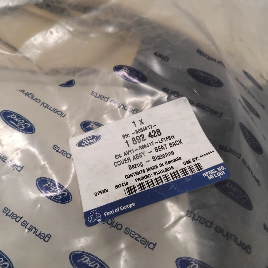 Genuine Ford Cover Assy - Seat Back | 1892428