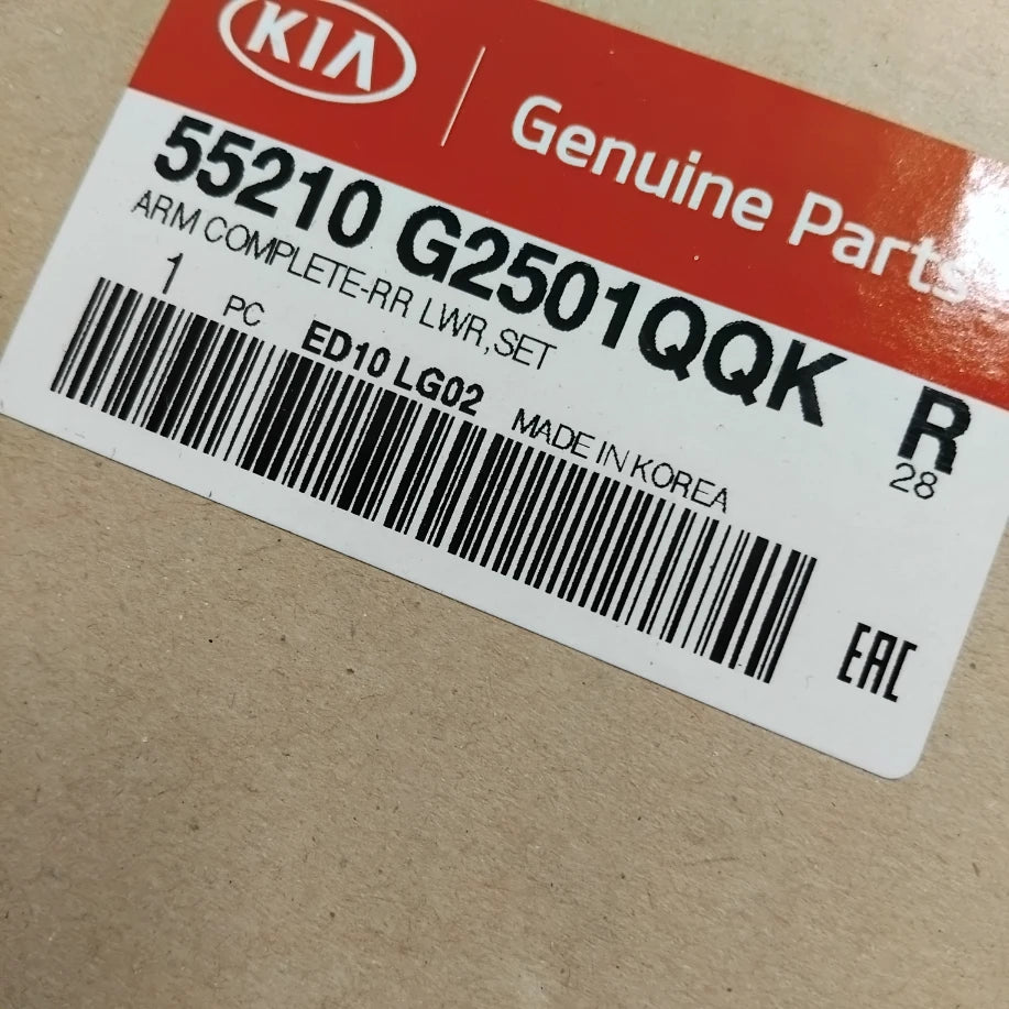 Genuine Kia Arm Complete-Rr Lwr, | 55210G2501QQK