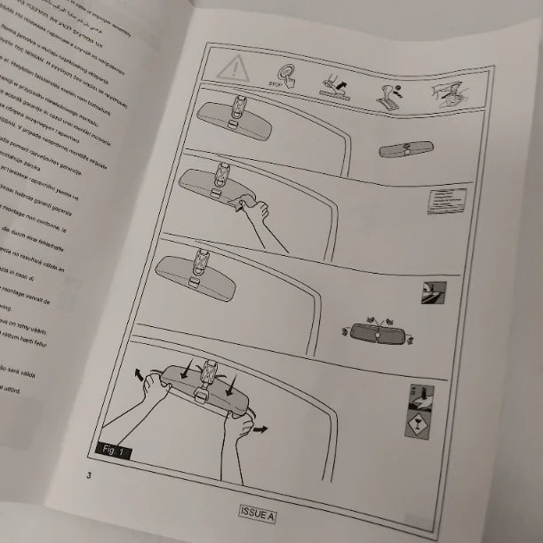 Genuine Burgundy Interior Mirror Cover - Nissan Micra 2017 | KE9615F3BU