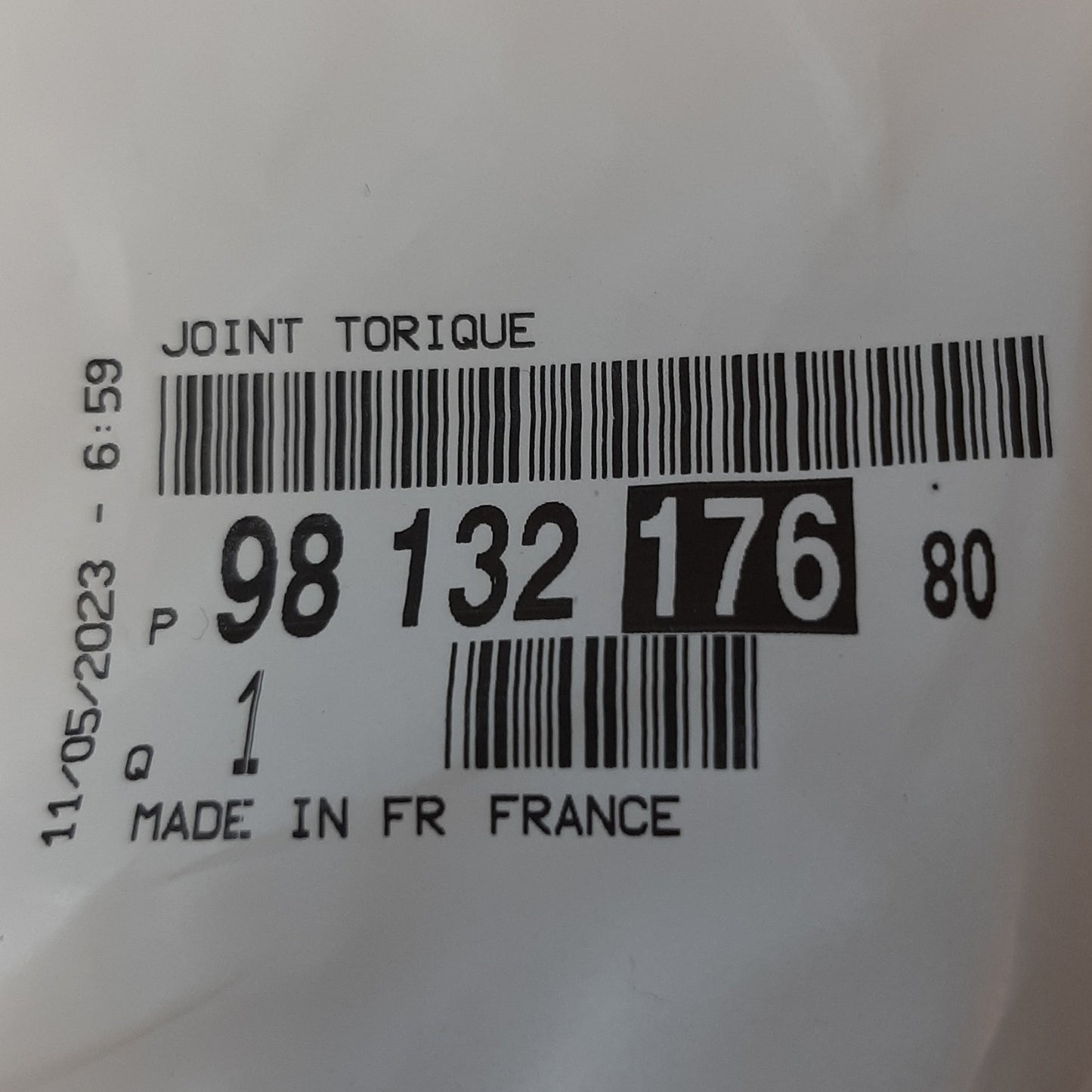 Genuine Peugeot O-Ring | 9813217680