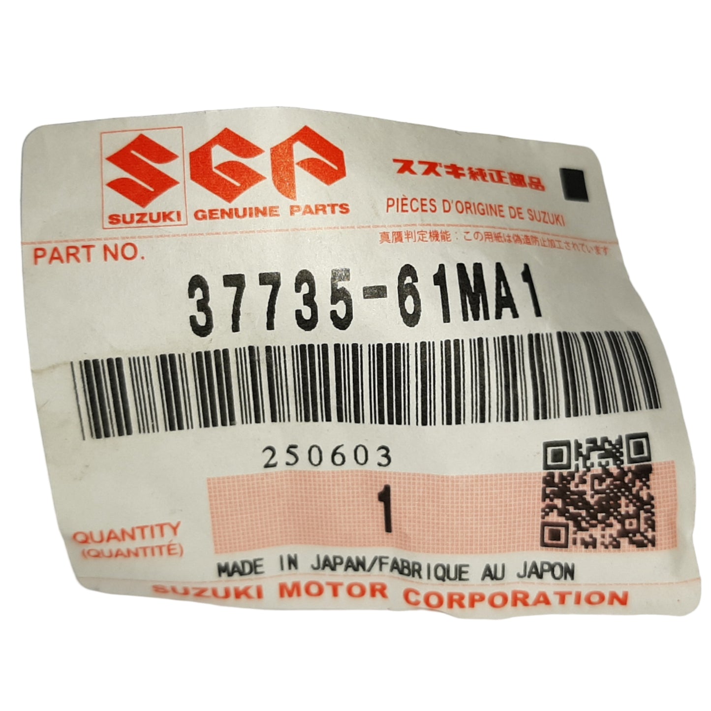 Genuine Suzuki Inner Parking Sensor| 37735-61MA1-000