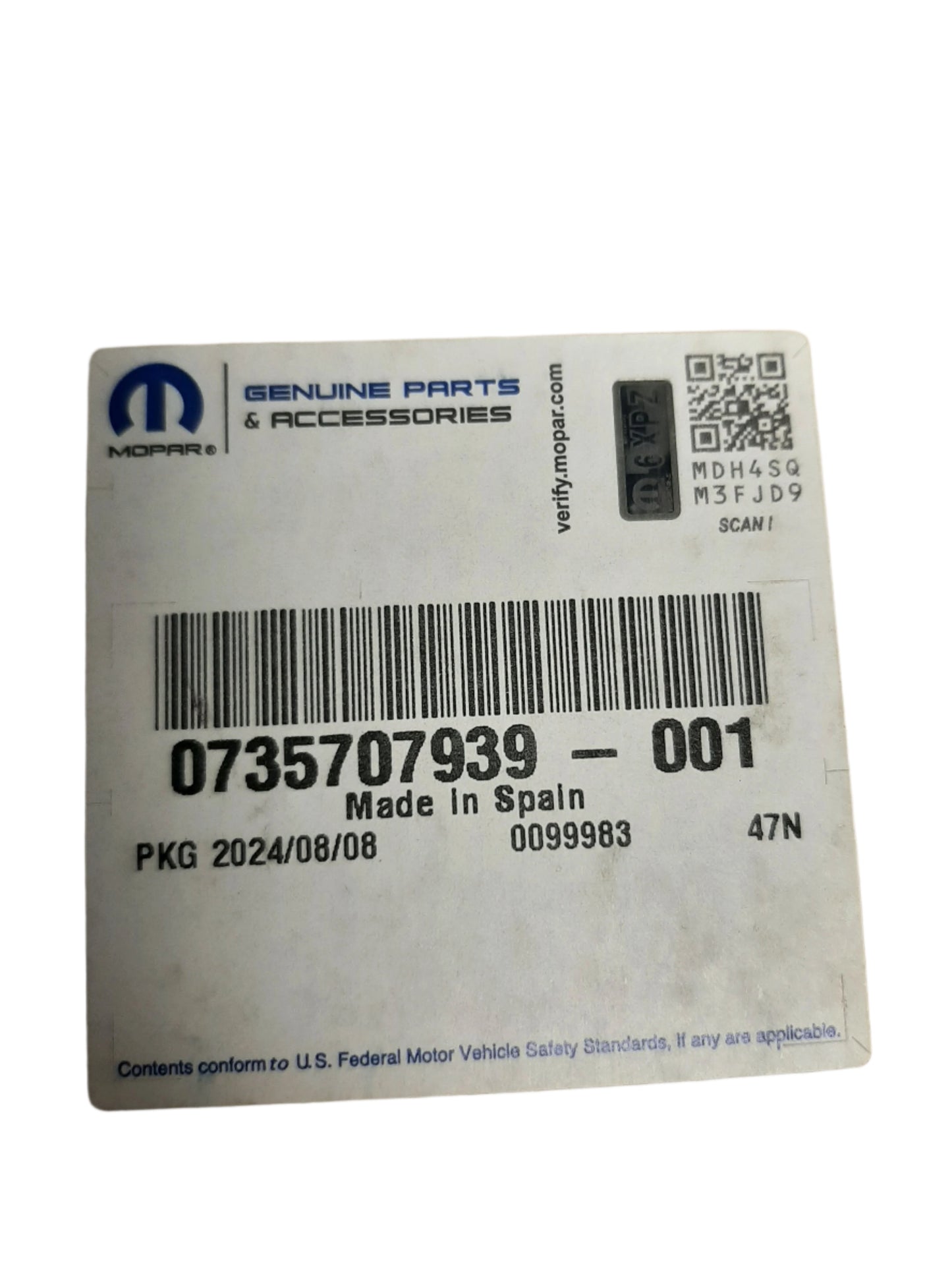 Genuine Fiat Direct Switch | 735707939