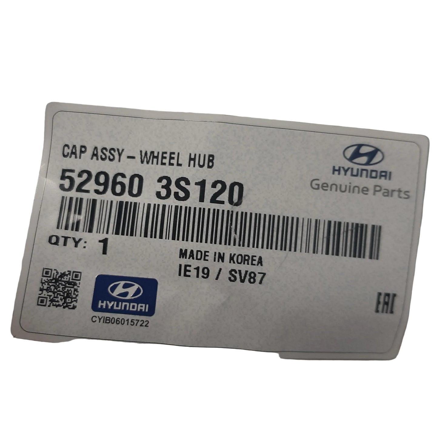 Genuine Hyundai Cap Assy-Wheel Hub | 529603S120