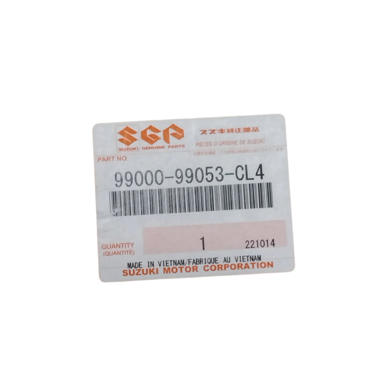 Genuine Suzuki Clock,Kanji - Vitara | 99000-99053-CL4