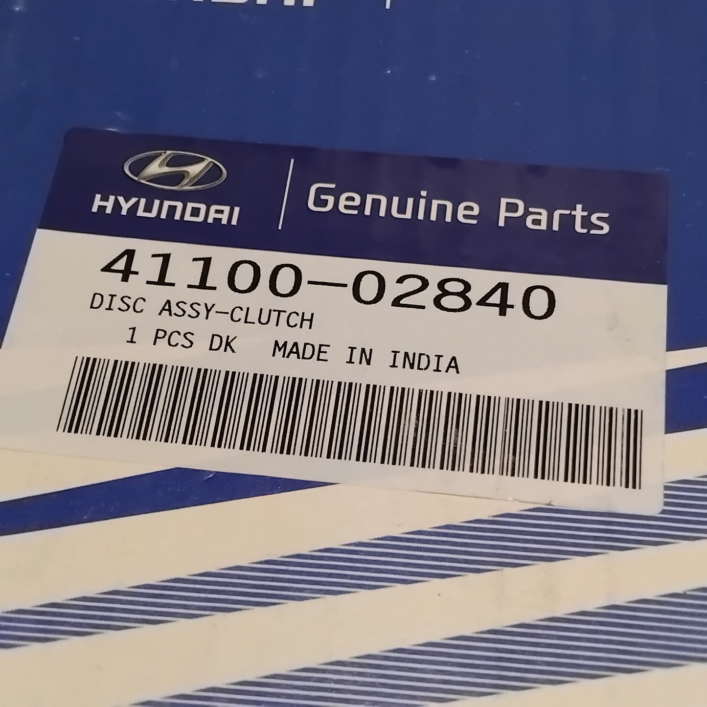 Genuine Hyundai Disc Assy-Clutch | 4110002840