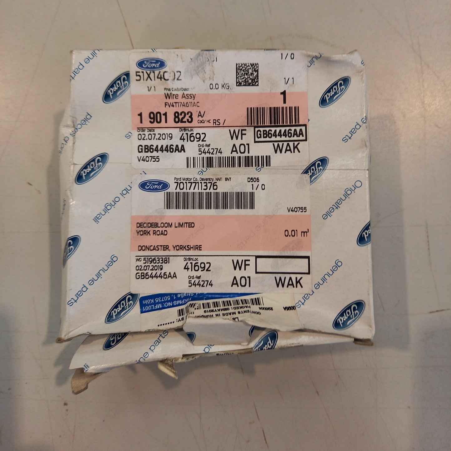 Genuine Jumper Wire with Headlamp Washer - Ford Kuga 2015-2020 | 1901823