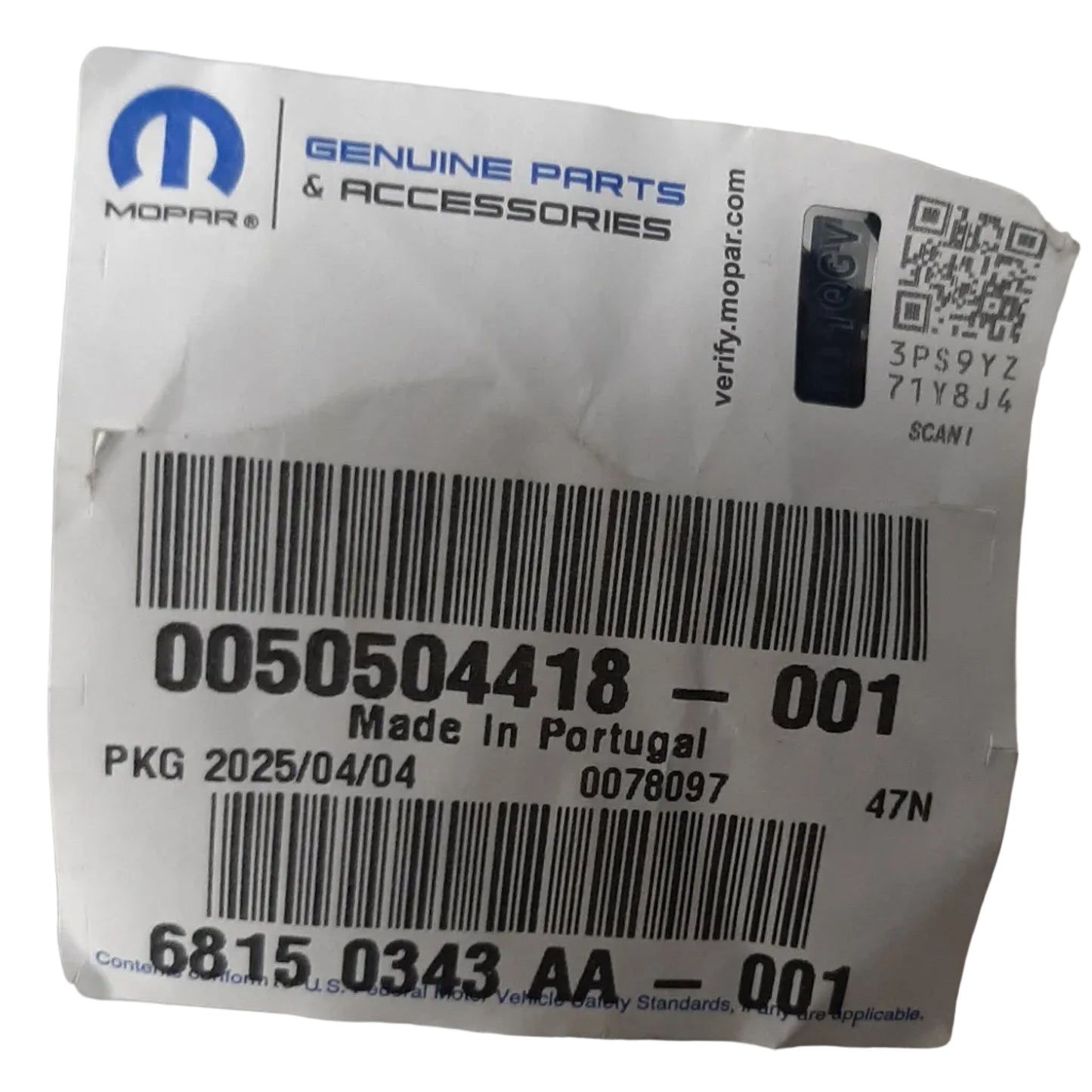 Genuine Fiat Flex Sleeve | 50504418