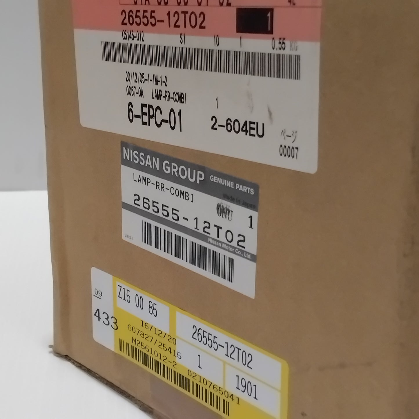 Genuine Nissan Lamp-Rr-Combi | 2655512T02