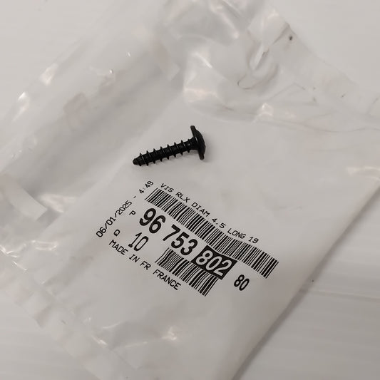 1x Genuine 3,5-19 Interior Fixing Screw - Peugeot / Citroen | 9675380280
