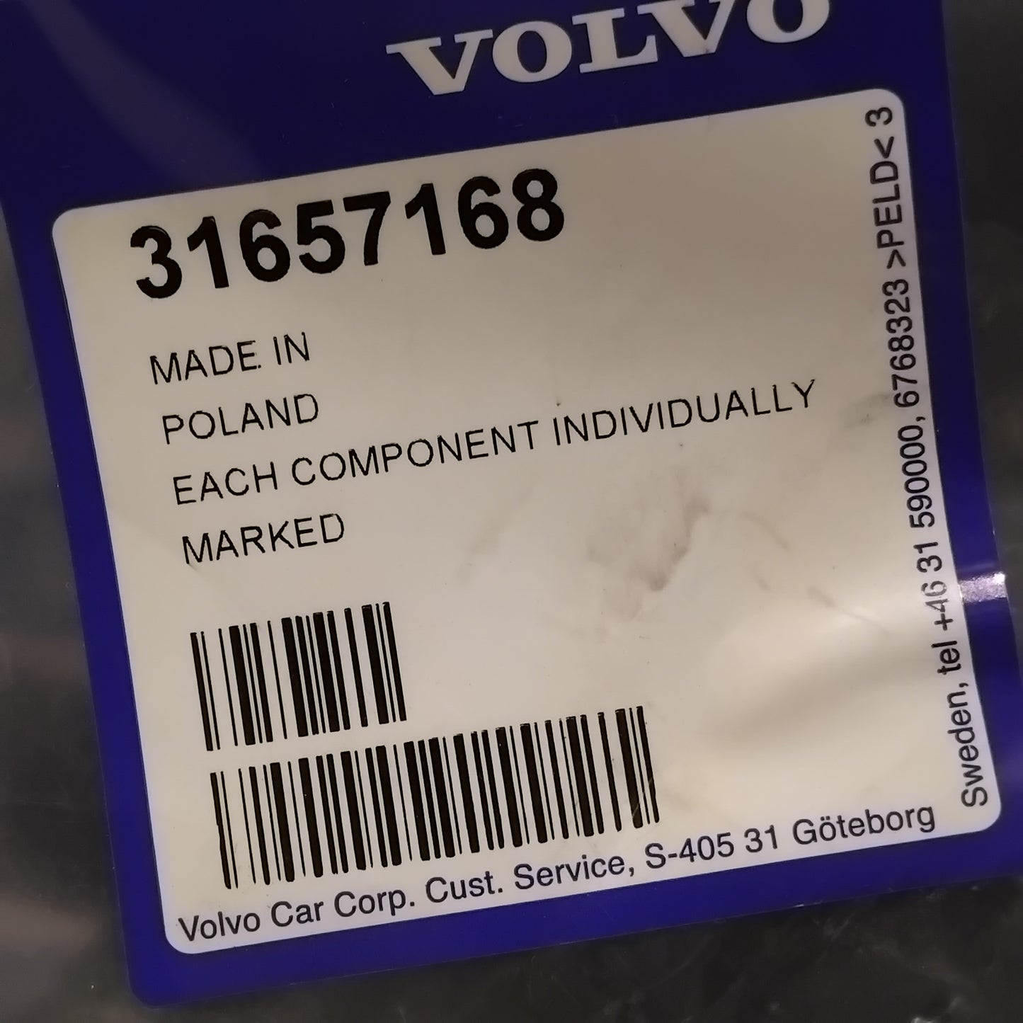 Genuine Volvo Hose Kit | 31657168