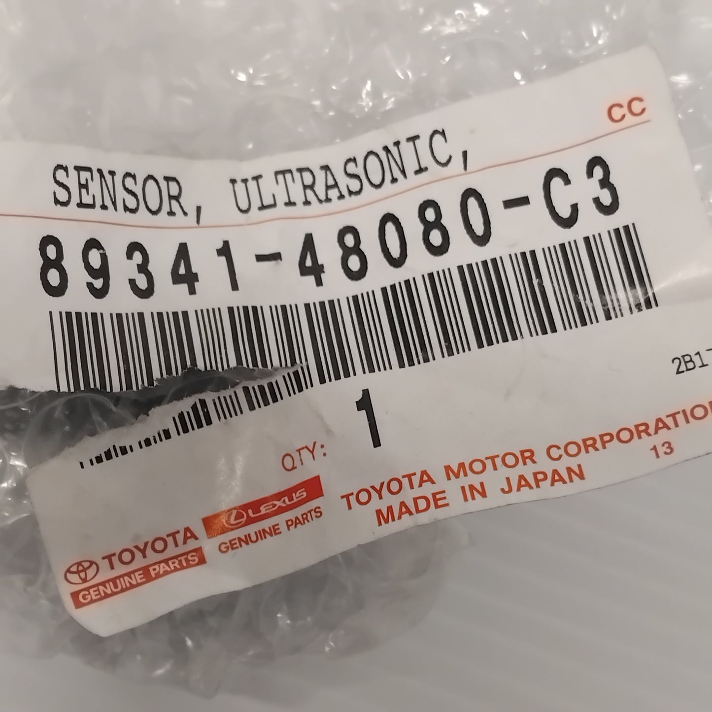 Genuine Lexus Sensor, Ultrasonic, | 89341-48080-C3
