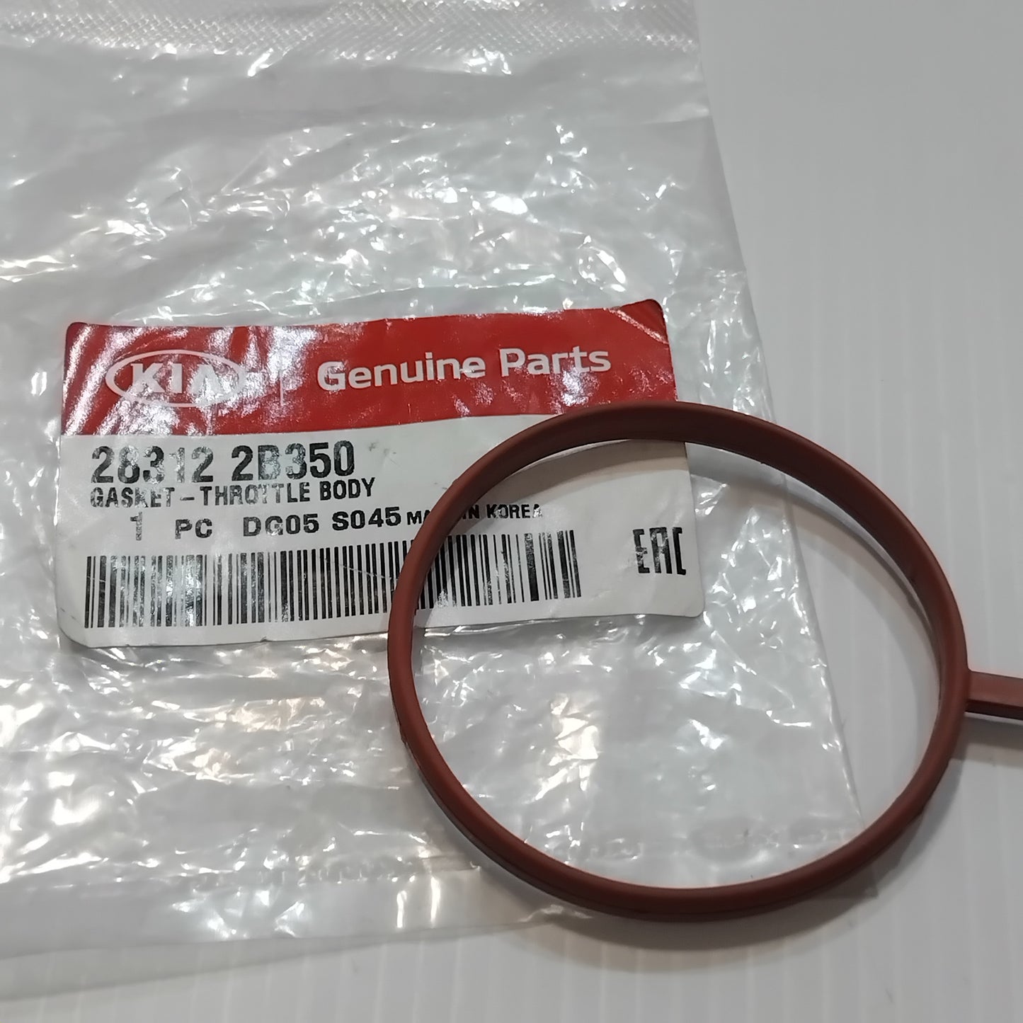 Genuine Throttle Body Gasket - Kia Venga 2009-2019 1.4 / 1.6 | 283122B350