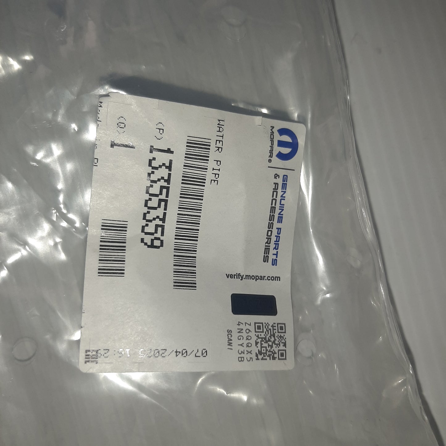 Genuine Vauxhall Degassing Water Pipe | 13355359