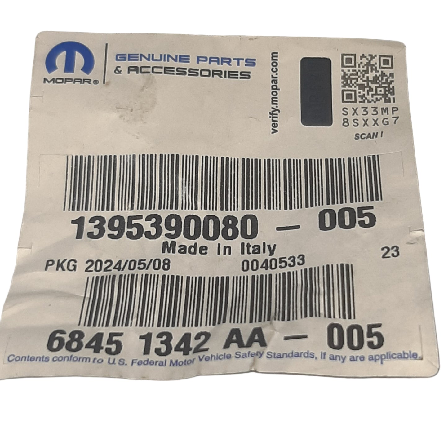 Genuine Fiat Boot | 1395390080