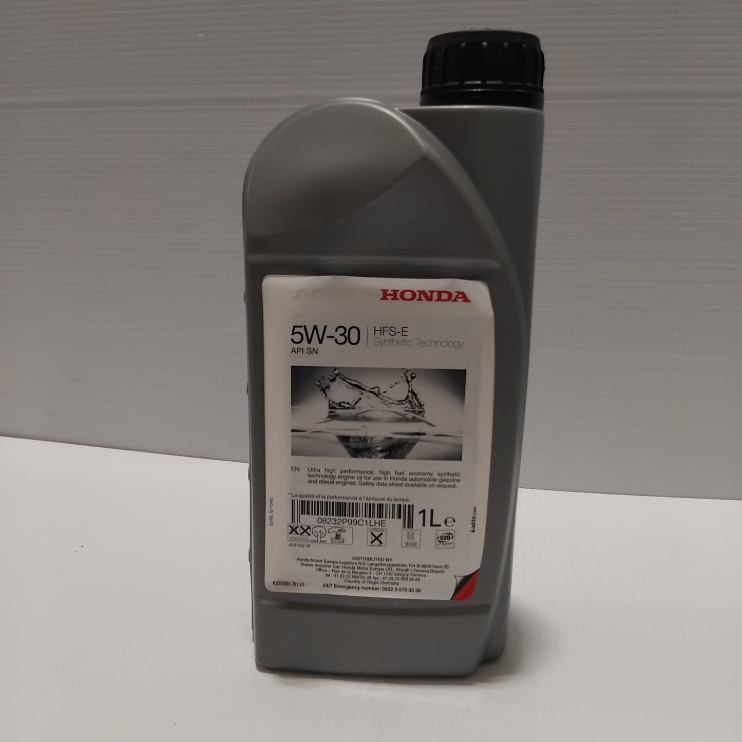 Genuine Honda Fully Synthetic Engine Oil 5W30 - 1 Litre | 08232P99C1LHE